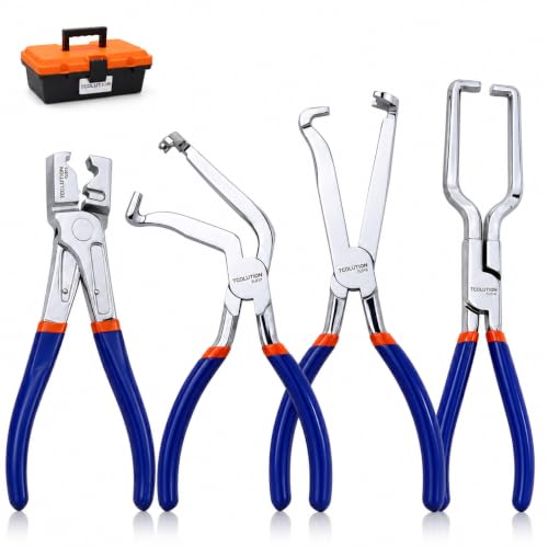 Electrical Disconnect Pliers Kit 4 Piece Set – Auto Electrical Connector Pliers, Fuel Line Plier, Rapid Disconnect Tool for Cars Trucks - color: 4pcs Set-2