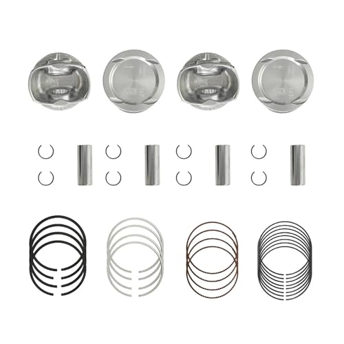 1.4 Engine Rebuild Kit Timing Chain Kit Head Gasket Bolt Set & Water Pump Thermostat Set Piston & Rings Fit for Buick Encore Cadillac ELR Chevrolet Sonic Cruze Trax Volt 1.4L L4 2011-2016
