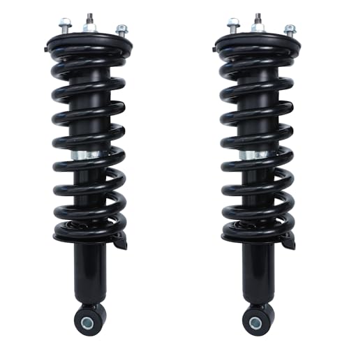 Detroit Axle - 2 Front Struts for 2005-2012 Nissan Pathfinder Equator | 2005-2015 Xterra Complete Struts with Coil Spring 2006 2007 2008 2009 2010 2011 Replacement Ready Strut Shock Assembly - size: 171103 x2/PAIR