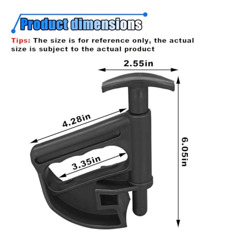 4PCS Car Tire Changer, Tire Bead Breaker Picking Tool, Universal Tire Bead Clamp Drop Center Tool, Plastic Rim Pry Wheel Clamp, Manual Bead Press Tool, Heavy Duty Tire Mounting Tool