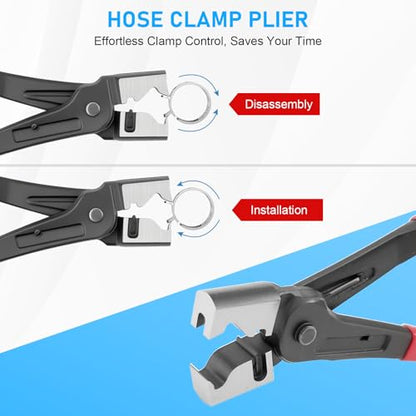 4PCS Electrical Disconnect Pliers, Automotive Electrical Terminal Connector Separator Removal Tool, Premium Auto Electrical Pliers, Automotive Electrical Connector Removal Tool for Cars