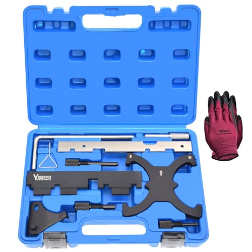 Engine Camshaft Belt Timing Locking Tool Kit Compatible with Ford Fusion Escape Focus Fiesta Mazda 1.25 1.4 1.6 1.7 1.8 2.0 2.3L 2.5L Ecoboost 1.5L 1.6L, 2.0 TDCi 303-1097 303-748 303-1550 303-1552 - size: 10PCS