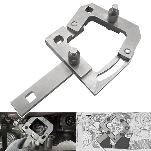 EN-49979 Crankshaft Pulley Holding Tool Compatible with Vauxhall Opel Chevrolet, Adjustable Crank Pulley Holder for Removing Crankshaft Fixing Bolts