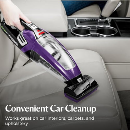 Bissell Pet Hair Eraser Cordless Hand Vacuum, Home, Auto & Pet, 2390A | Lithium Ion battery for consistent power; ideal for home, auto & upholstery pet hair pickup