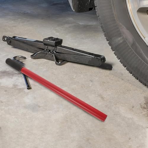 Jack Handle,Floor Jack Hydraulic Bottle Big Red Vertical Car Handle Replacement, Bottle Jack Handle with Handle Sleeve（Red，12t-16t） - size: 12t-16t