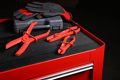 ARES 78000 3-Pc Hose Pinch Pliers Set, 6/7/10-Inch, Nylon | Lightweight and durable nylon design