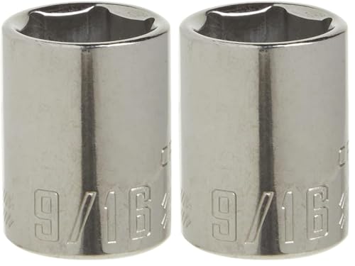 CRAFTSMAN Shallow Socket, SAE, 3/8-Inch Drive, 9/16-Inch, 6-Point (CMMT43004) (Pack of 2) - size: 9/16" (Pack of 2)