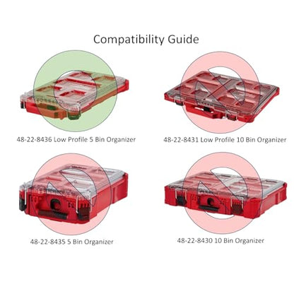 Packout Insert compatible with Milwaukee 3/8" Drive SAE/Metric Ratchet and Socket Mechanics 56-Piece Set (48-22-9008)
