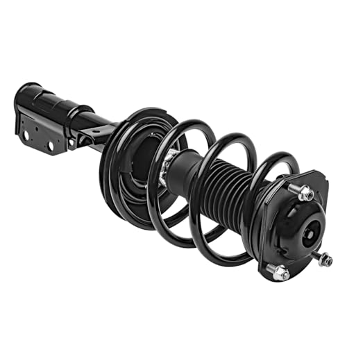 Detroit Axle - Struts Shocks for 2007-2012 Chevy Traverse Buick Enclave GMC Acadia Saturn Outlook, 2 Front Struts with Coil Spring 2 Rear Shock Absorbers 2008 2009 2010 2011 Replacement - size: 4AQ44093/ strut shock kit
