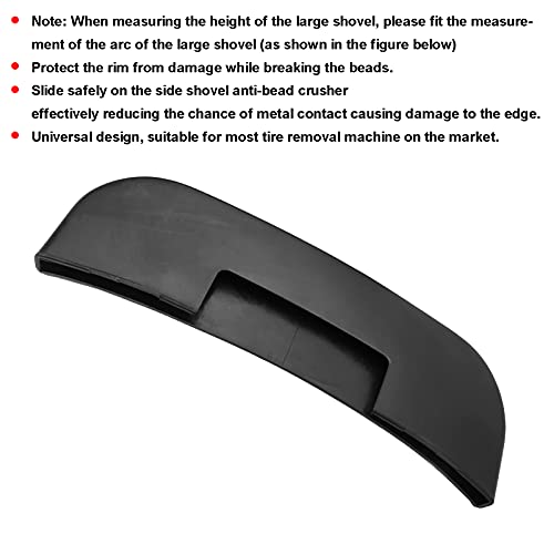 Tire Machine Shovel Protective Sleeve, Tire Bead Breaker Cover, Tire Machine Parts, Applicable Large Shovel Width <240mm/9.4in (Measured by Radian)