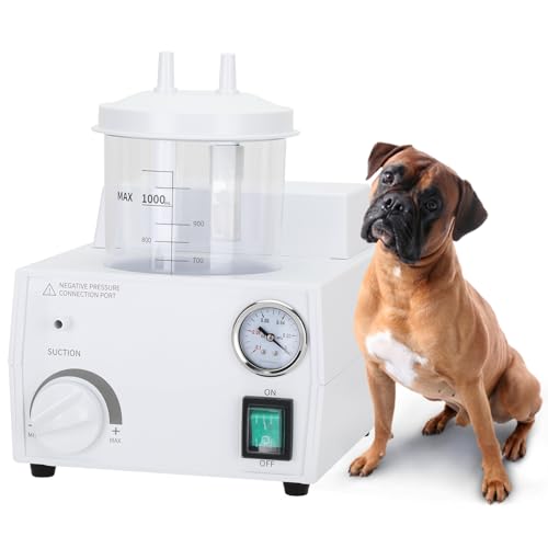 Portable Veterinary Suction Machine | Home Use with 1000ml Capacity 110V