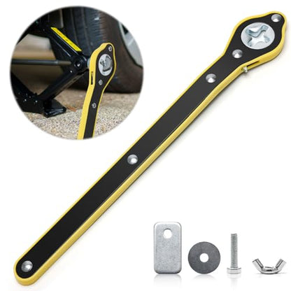 Windspeed Car Jack Wrench Ratchet tool Scissor Jack Wrench Labor-Saving Ratchet Wrench Handle Adapter