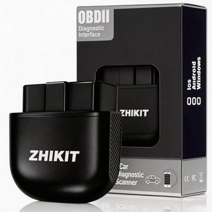 OBD2 Scanner Bluetooth for iPhone/Android-Auto Diagnostic Tool | 1.Compatible with iOS and Android 2.No software subscription fees 3.Supports OBD2-compliant vehicles (1996 and newer)