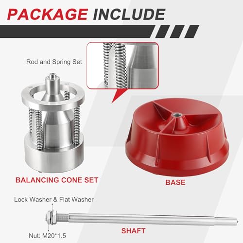 DASBET Portable Bubble Wheel Balancer & Ball Joint Separator Tie Rod Tool Set 5PCS Pickle Fork Kit