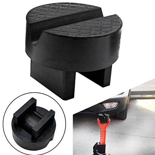 Universal Jack Stand Rubber Pad Adapter Rubber Slotted Frame Rail Pinch welds Protector Floor Jack Stands for Axle Jack 2 or 3 Tonne - color: 1Pc