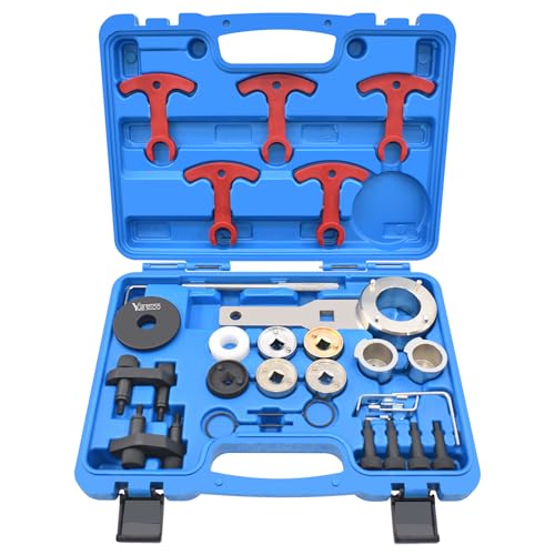 27Pcs EA888 Camshaft Crankshaft Engine Timing Tool Kit | Compatible with VW Audi VAG 2006-2018 1.8 2.0 TSI TFSI Engine, T10352 T10354 T10355 T10368 T40011 T40191 T40196 T40266 - size: 27PCS