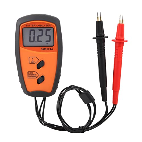 Battery Internal Resistance Tester SM8124A LCD Display Voltmeter Digital for Electric Vehicles Analyzer