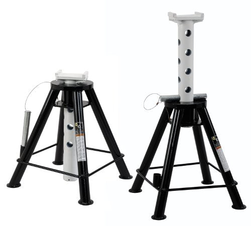 Omega 32105B Black Heavy Duty Jack Stand - 10 Ton Capacity