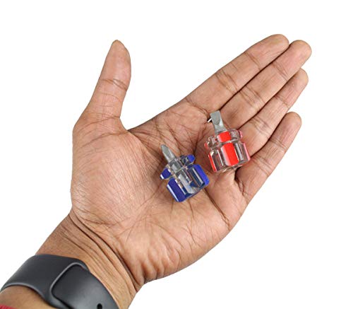 1.5" Small Stubby Screwdriver 2 Piece Set | One Phillips, One Slotted | Great For Sewing Machine and Small Electronics Repairs - size: 1.5" Extra Small