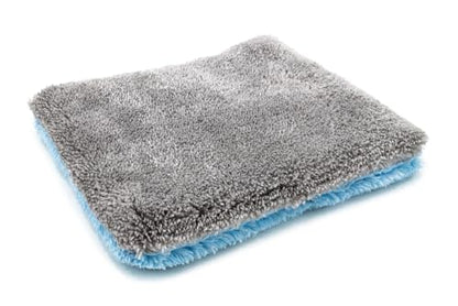 Autofiber Flat Out Microfiber Car Wash Pad - Pack of 4, Blue/Gray (9 inch x 8 inch)