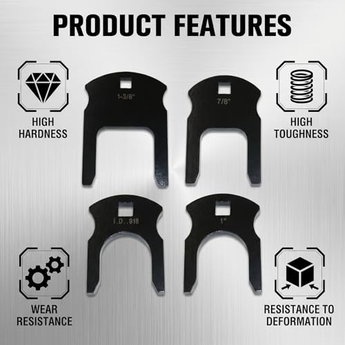 38410 DEF & Fuel Line Disconnect Tool Set, Diesel Fuel Line Removal Tool | 4 Pcs Fuel Line Disconnect Set for Ford, Chevy, GMC Diesel, Audi, and BMW models, fits for car and truck maintenance