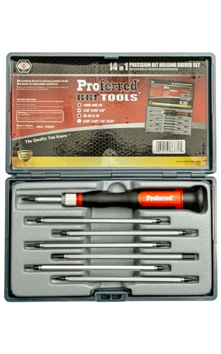 T29003 Interchangeable Bit Screwdriver Sets, Precision 14 Piece in 1 - style: PRECISION