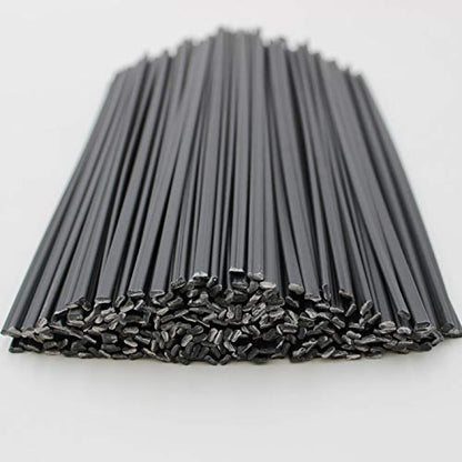 9.8 Inch Black PP (Polypropylene) Plastic Welding Rods for Car Bumper Repair Tools Hot Air Welder Machine