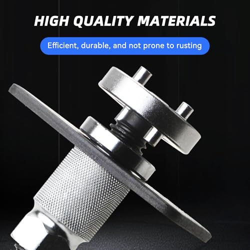 Car Brake Piston Wind Back Tool, 3pcs/Set Brake Caliper Piston Rewind Tool, Auto Rear Brake Pad Wind Back Tool, Brake Caliper Wind Back Tool for Replacement of Rear Brake Pad (Black)