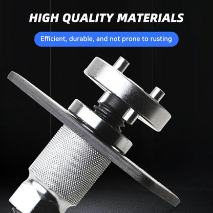 Car Brake Piston Wind Back Tool, 3pcs/Set Brake Caliper Piston Rewind Tool, Auto Rear Brake Pad Wind Back Tool, Brake Caliper Wind Back Tool for Replacement of Rear Brake Pad (Black)