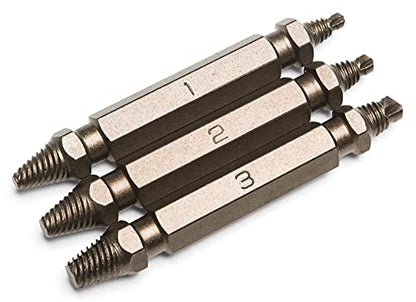 Titan 11215 3-Piece Damaged Screw Extractor Set
