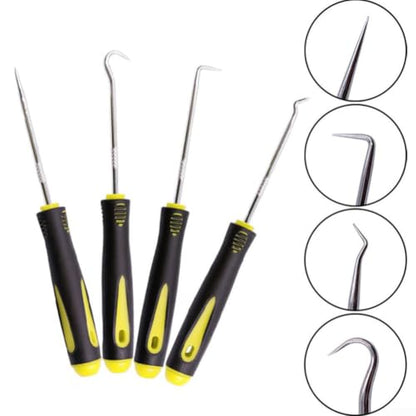 Car Trim Removal Pick Tool and Hook Set 90 Degree Right Angle O Ring Puller Auto Repair Kit (2#) - color: 2#
