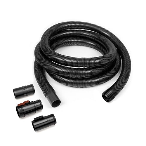 WORKSHOP Wet/Dry Vacs WS25022A 2-1/2-in. x 20-ft. Locking Shop Vacuum Hose | Extra Long DUAL-FLEX Locking Vac Hose, Fits WORKSHOP Shop Vacuum Cleaners with a 2-1/2-in. Diameter Inlet and Accessories