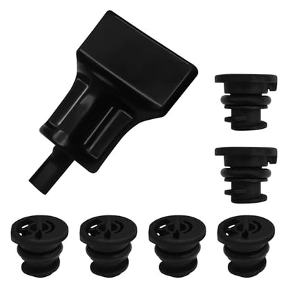 6PCS Car Engine Oil Drain Plug with Oil Drain Plug Removal Tool, OEM#06L103801 Oil Drain Plug Repair Kit, Oil Pan Drain Plug Compatible with Volkswagen, Audi, Seat Golf Passat
