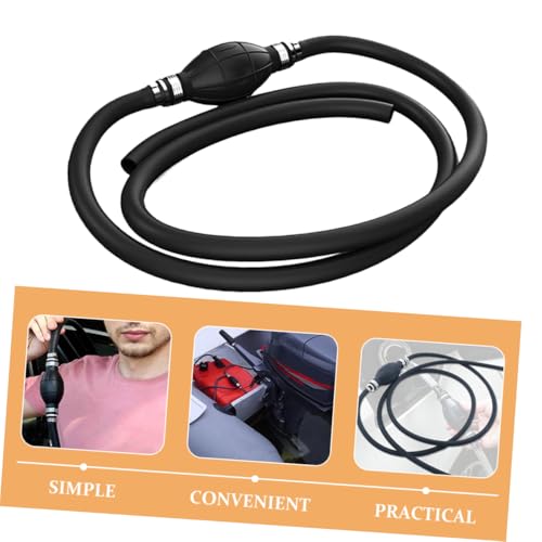 Healifty Transfer Siphon Pump Kit Durable Hand Pump with Hose Efficient Liquid Transfer for Automotive Use Nbr Rubber Construction