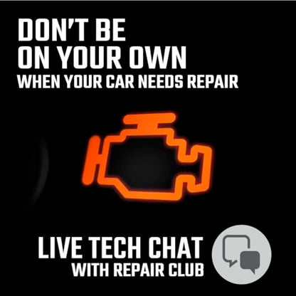 Repair Club Pro OBD II Scan Tool for iPhone and Android - No Subscription Fee - All System OBD2 Scanner All Vehicles 1996+