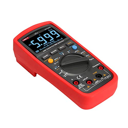 UNI-T True RMS Digital Multimeter UT139S, Auto/Manual Range 6000 Counts NCV LPF/LoZ (ACV) Analog Bar Bandwidth Measures AC DC Voltage AC DC Current Resistance Capacitance Frequency Temperature Duty Cy - size: UT139S