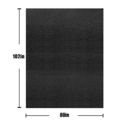 LINLA Premium Absorbent Oil Mat Contains Liquid Garage Floor Mat 8.5'x 6.6', Reusable, Washable, Protects Floor, Driveway Surface, Shop,Parking - size: 6'8" x 8'6" (Rectangular)
