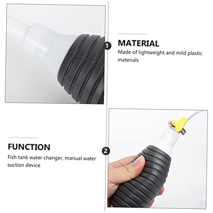 1Set Manual Transfer Pump Car Fish Siphon Hose Kit for Diesel and Water Durable Easy to Use No Backflow Design