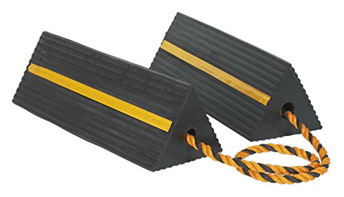 Sealey WC11 Heavy Duty Rubber Wheel Chock, 8Kg
