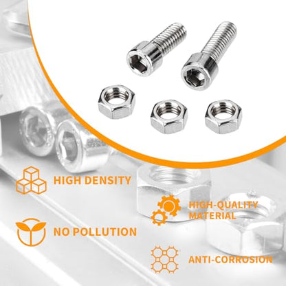 480 Pcs M3 Screws and Nuts and Washers Set, Hex Socket Head Cap Screws Nuts Washers Kit, Metric Bolts and Nuts Kit, Stainless Steel Machine Screws Assortment Kit, Fully Threaded Hex Nuts - size: M3