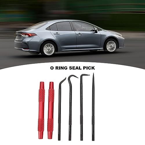 6-Piece Lock Pick Set, lock picking tool kit for O Ring Seal, Double Pointed Scribe Lock Picking Kit For Auto Mechanic, Hook and Pick Set to Remove Hoses and Gaskets