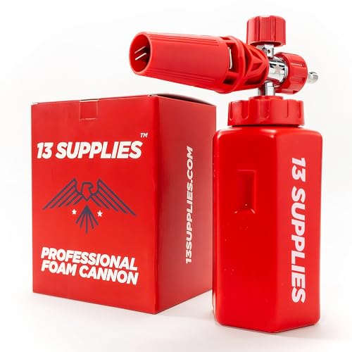Foam Cannon for Pressure Washer, 1L Car Wash Foam Sprayer | Snow Foam Blaster, 1/4" Quick Connect, Adjustable Nozzle, Thick Clingy Foam