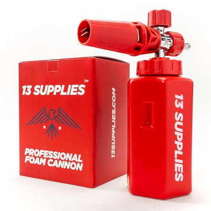 Foam Cannon for Pressure Washer, 1L Car Wash Foam Sprayer | Snow Foam Blaster, 1/4" Quick Connect, Adjustable Nozzle, Thick Clingy Foam