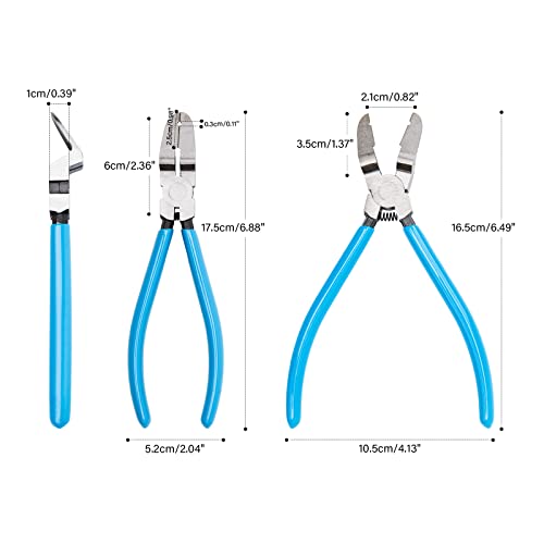 KINGLAKE Multi-function Diagonal Side Cutting Plier Car Trim Panel Clip Cutter Puller Fastener Rivets Remover