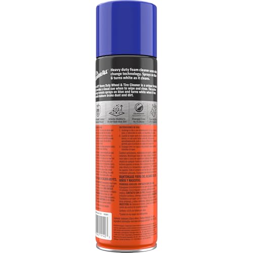 Armor All Heavy Duty Wheel and Tire Cleaner, Car Wheel Cleaner Spray, 22 Oz, Multicolor, 1.37 Pound (Pack of 1) - size: 22 Fl Oz (Pack of 1), style: Tire Foam (1 Pack)