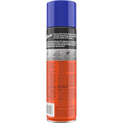 Armor All Heavy Duty Wheel and Tire Cleaner, Car Wheel Cleaner Spray, 22 Oz, Multicolor, 1.37 Pound (Pack of 1) - size: 22 Fl Oz (Pack of 1), style: Tire Foam (1 Pack)