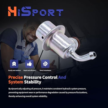 HiSport Fuel Injection Pressure Regulator PR4016 Replacement for Kia Rio 2005-2011 Rio5 Optima 2006-2011 Magentis for Hyundai Sonata Accent 2006-2011 - size: HSFPRR4016
