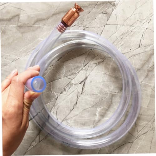 PRETYZOOM 1Set Efficient Fuel Transfer Siphon Pump Kit Oil Siphon Hose with Copper Head Versatile for Water and Oil User Friendly Design for Automotive and Household Use