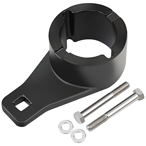 Crankshaft Damper Pulley with 2PCS Crank, Harmonic Damper Pulley Holding Holder Tool for Lexus Toyota 3.0L V6, 3.3L V6, 4.0L V8, 4.3L V8, 4.7L V8