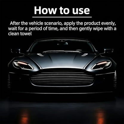 Bottone Car Glass Cleaning Coating Set, Dual Effect with Microfiber Towel, Road Grime, & Water Spots, Anti-Glare & Water-Repellent Coating for Safer Night Driving